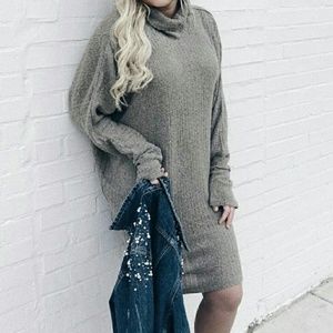 Tobi Oversized Sweater dress Gray Taupe size Medium